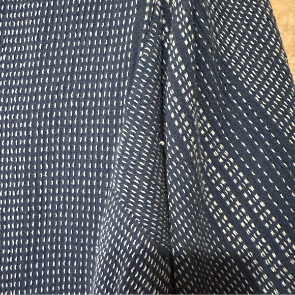 Free People Santorini Lace Up Heavily Embroidered Ruffle Hem Sleeve Crop Top XS - Picture 12 of 13